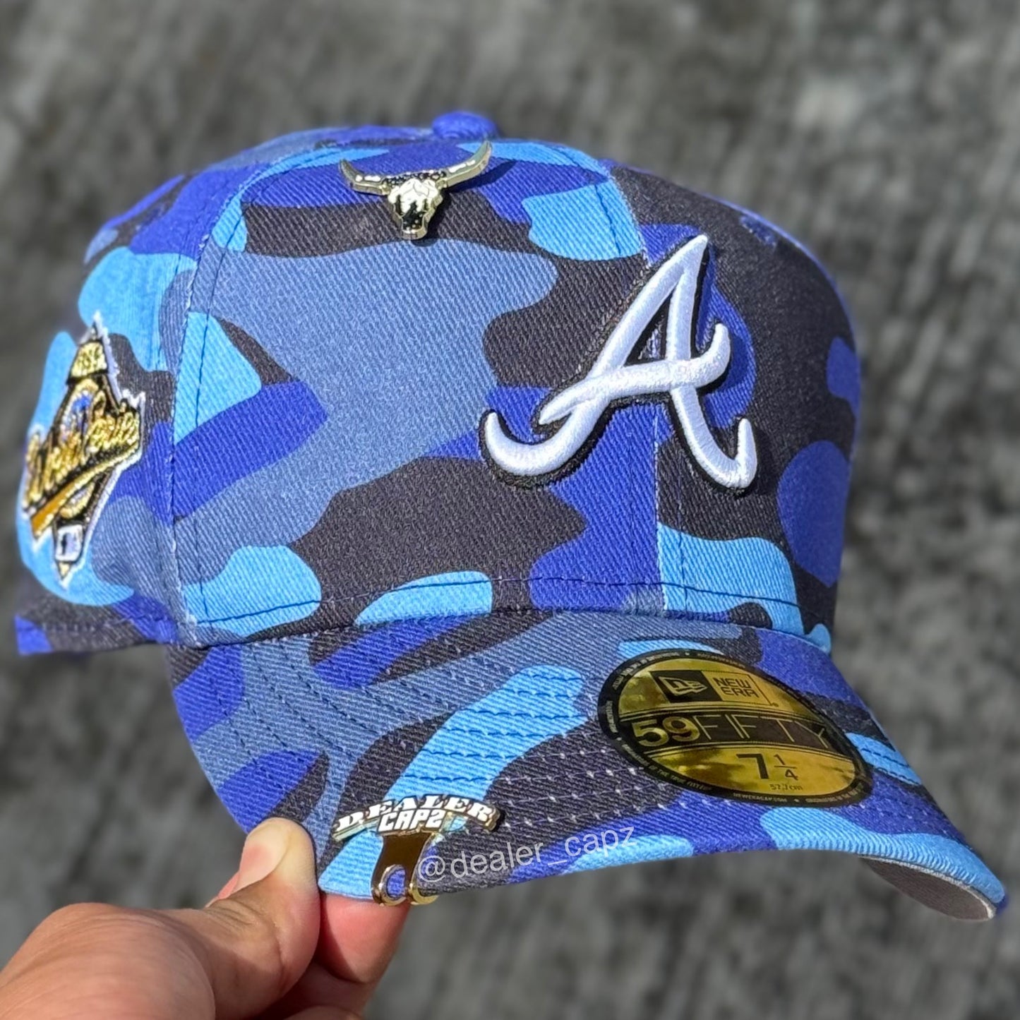 7 3/8 • ATLANTA BRAVES CAMO BLUE