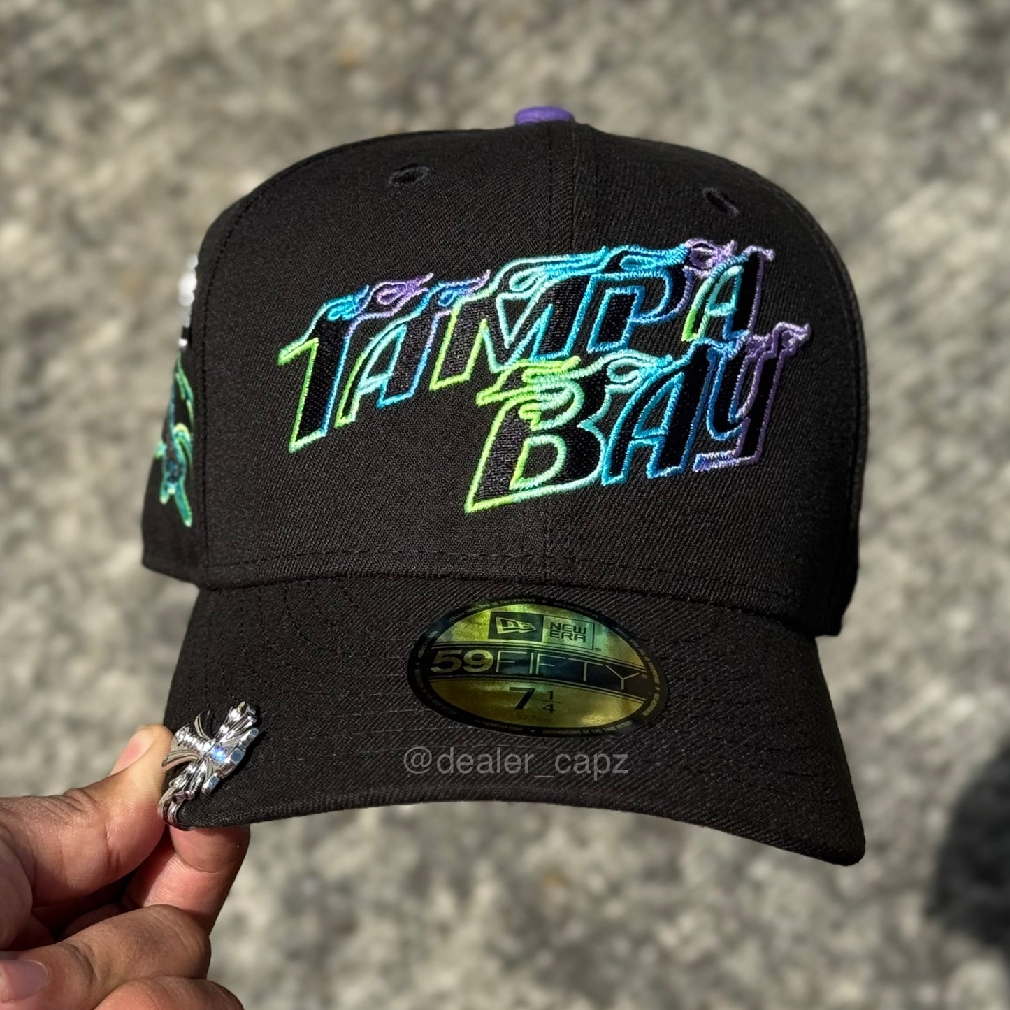7 • 7 1/8 • 7 1/2 TAMPA BAY RAYS FLAME