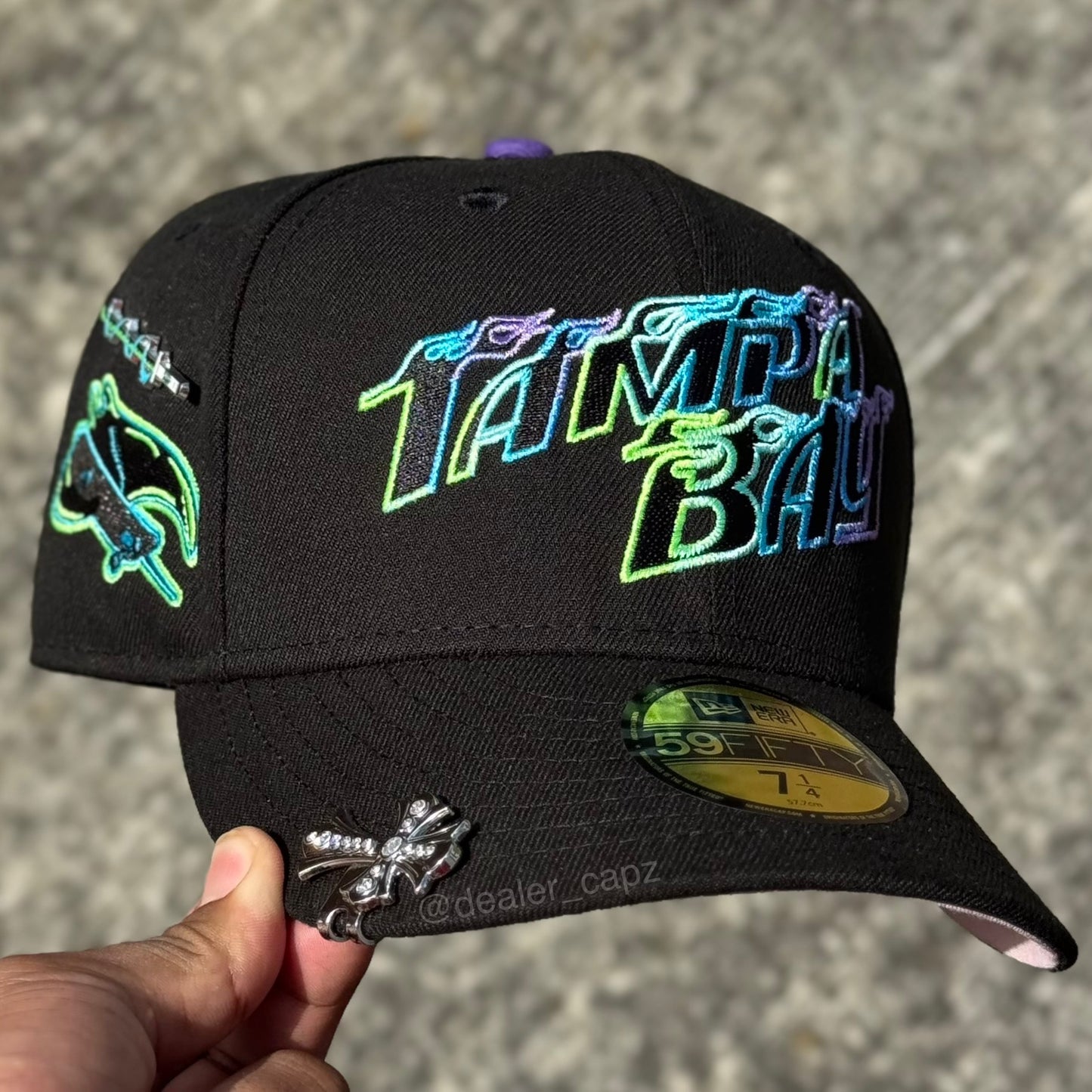 7 • 7 1/8 • 7 1/2 TAMPA BAY RAYS FLAME