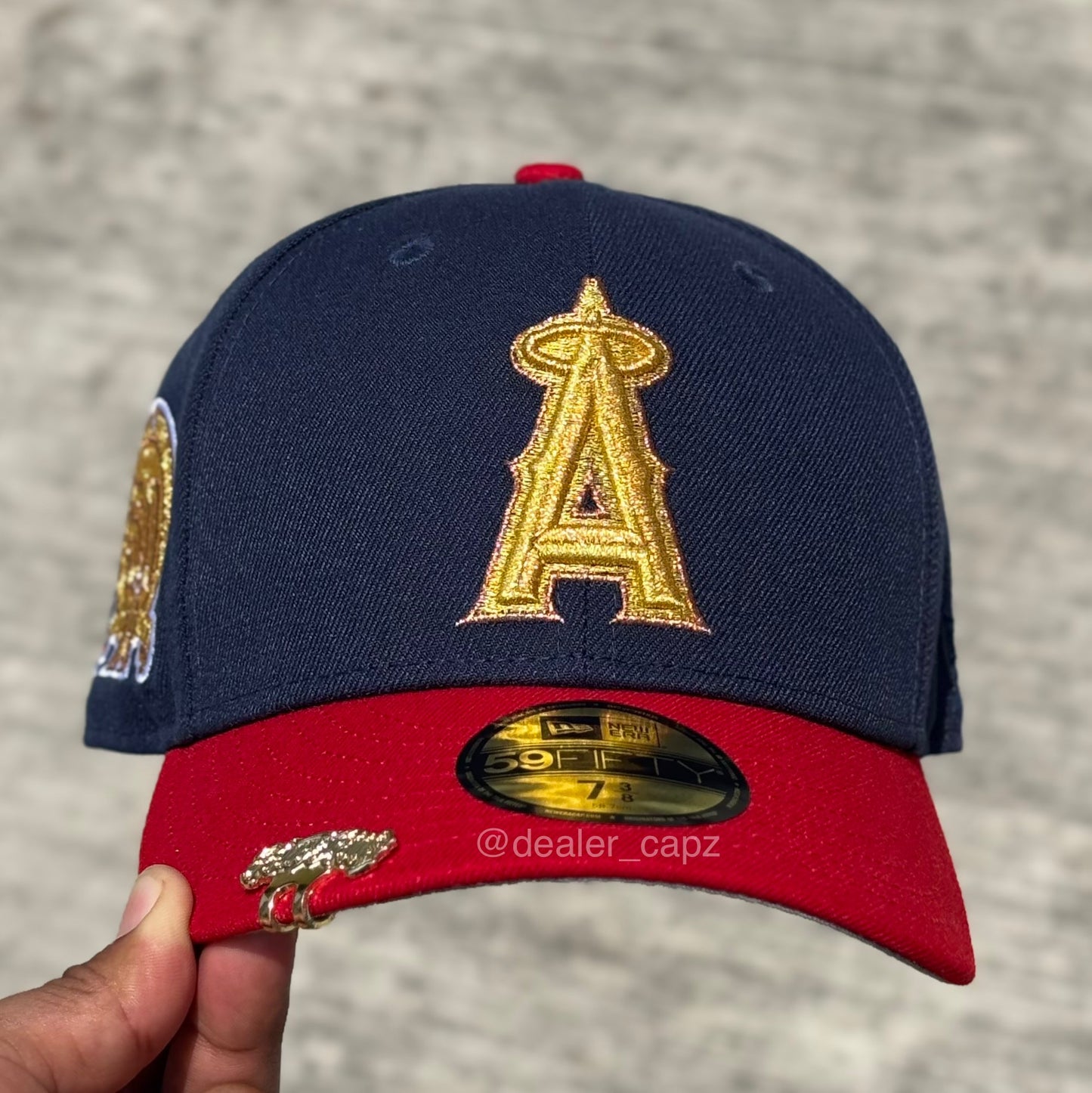 7 3/8 • ANAHEIM ANGELS GOLD