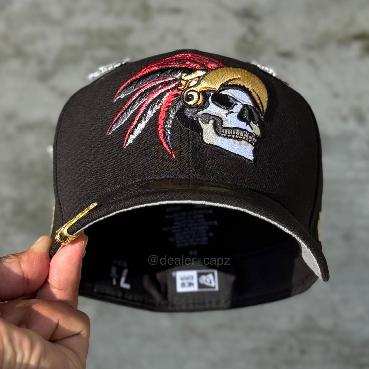 7 1/8 • 7 1/2 • 7 5/8 SKULL AZTECA “MÉXICO”