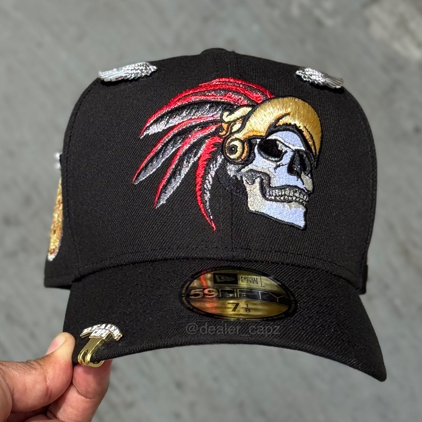 7 1/8 • 7 1/2 • 7 5/8 SKULL AZTECA “MÉXICO”