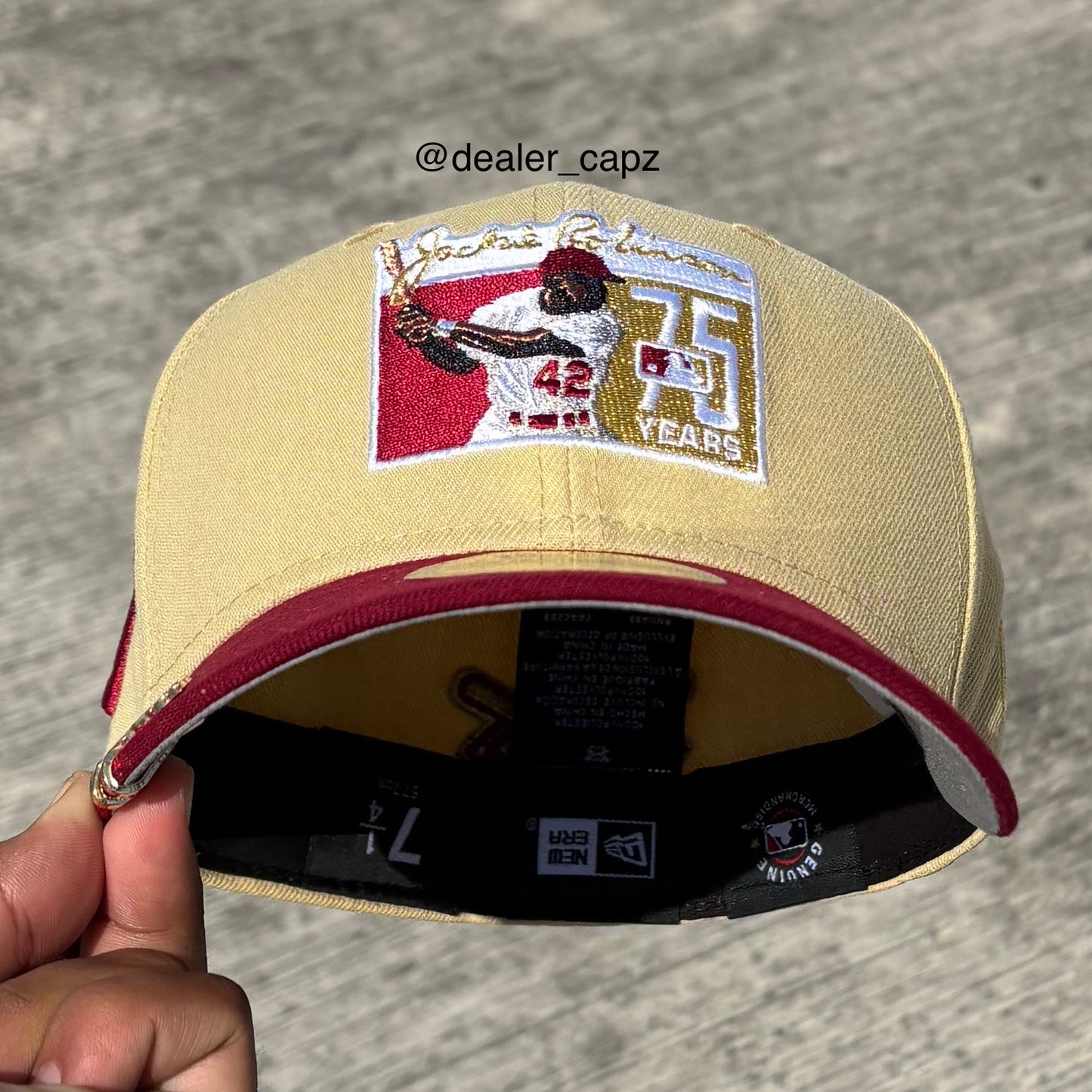 7 3/8 • 7 1/2 JACKIE ROBINSON