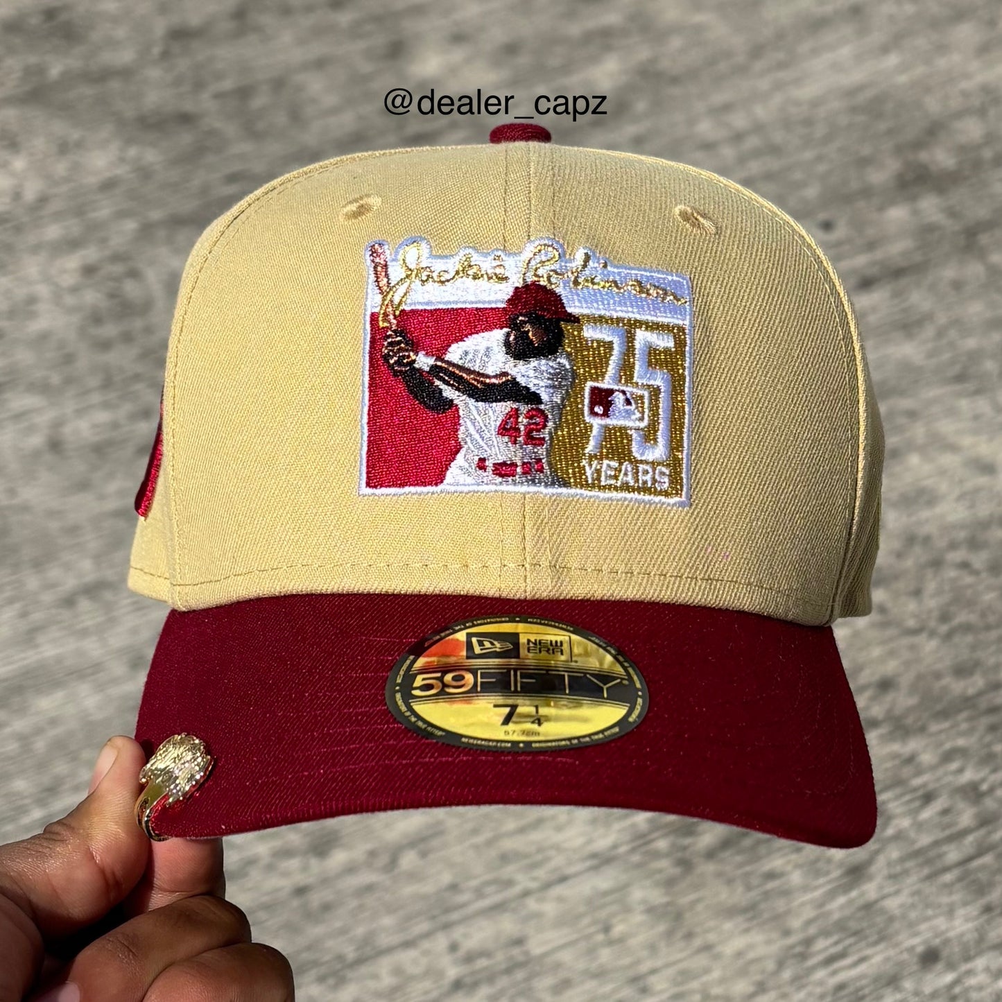 7 3/8 • 7 1/2 JACKIE ROBINSON
