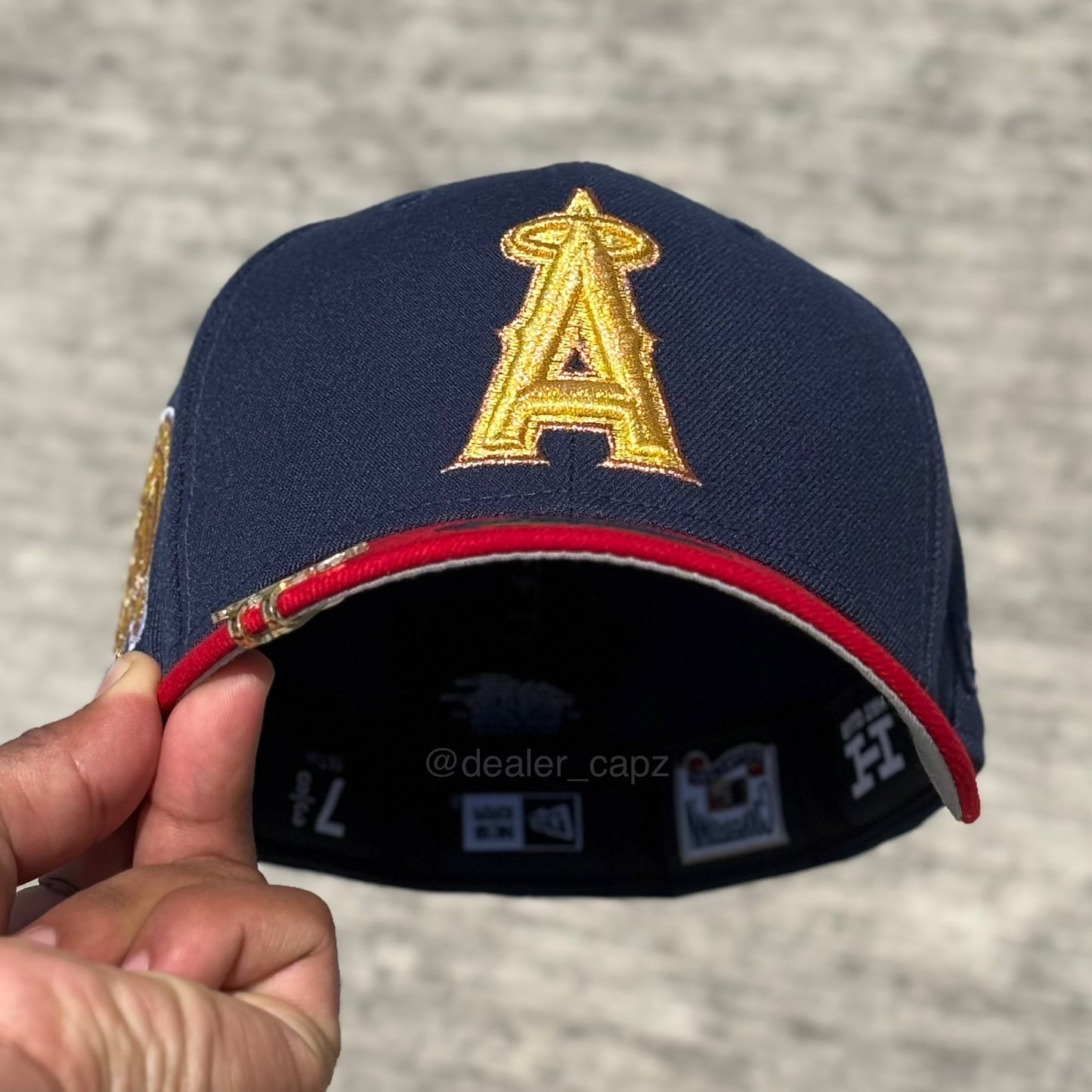 7 3/8 • ANAHEIM ANGELS GOLD