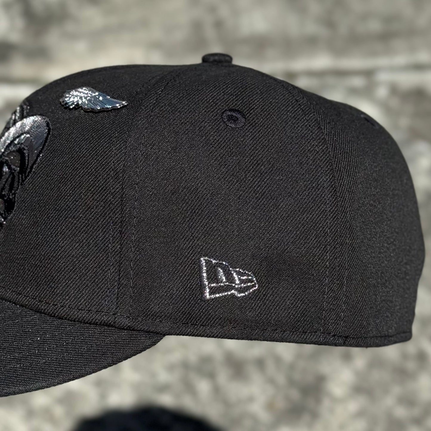 7 5/8 • SKULL AZTECA BLACK