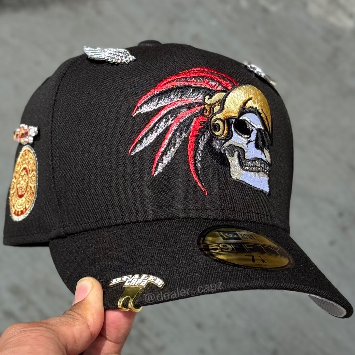 7 1/8 • 7 1/2 • 7 5/8 SKULL AZTECA “MÉXICO”