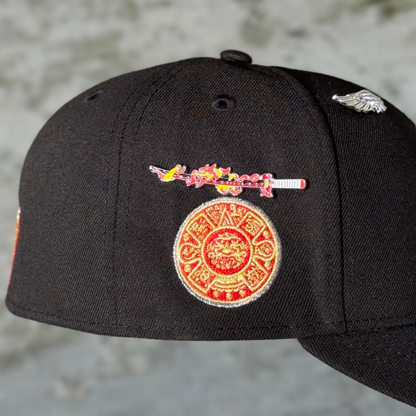 7 1/8 • 7 1/2 • 7 5/8 SKULL AZTECA “MÉXICO”