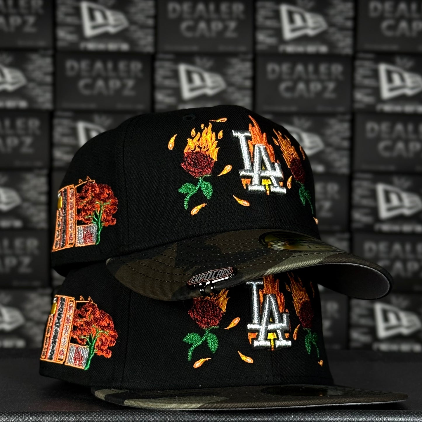 LA DODGERS “FLOWER FLAME”