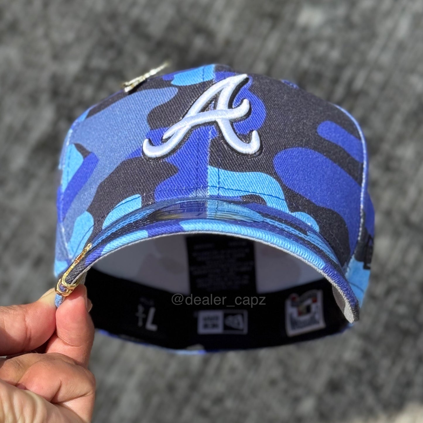 7 3/8 • ATLANTA BRAVES CAMO BLUE