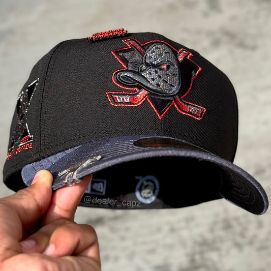 7 1/8 • 7 3/8 ANAHEIM DUCKS BLACK SATIN