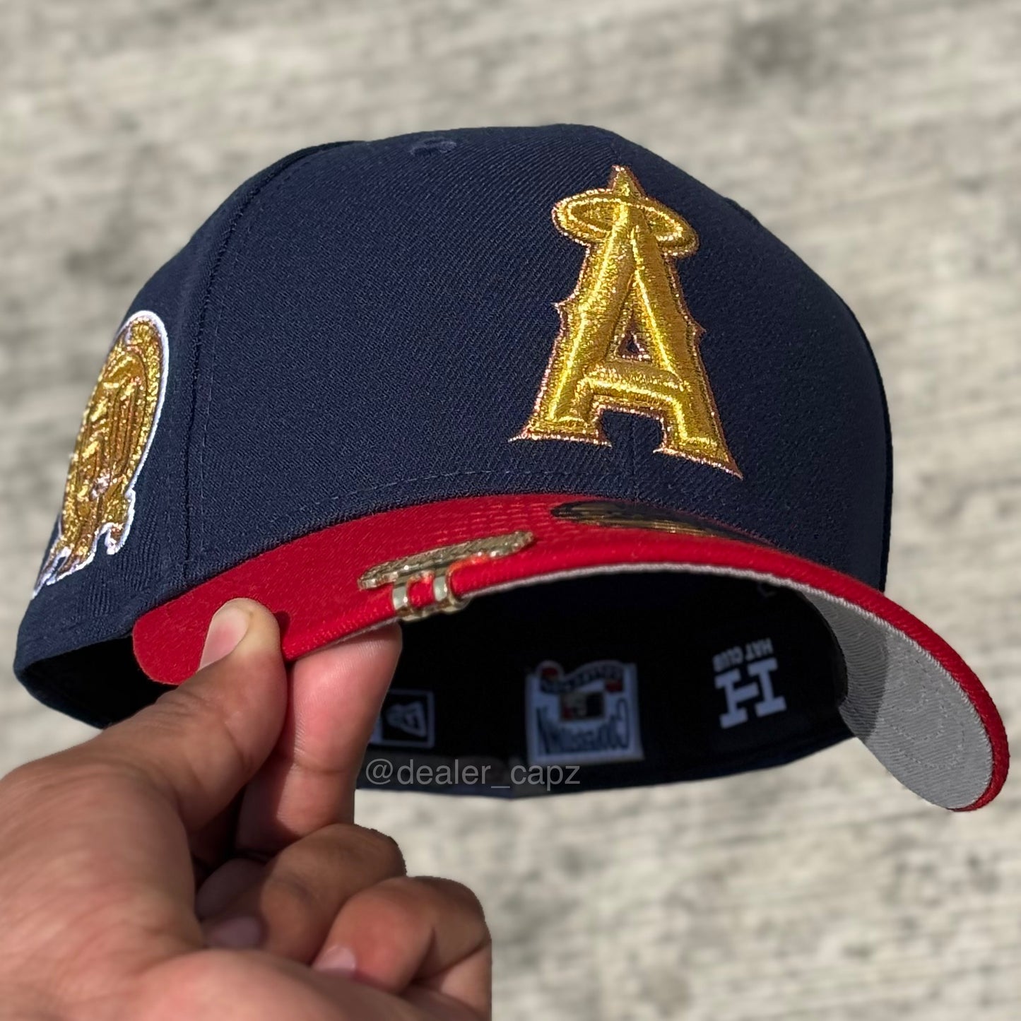 7 3/8 • ANAHEIM ANGELS GOLD