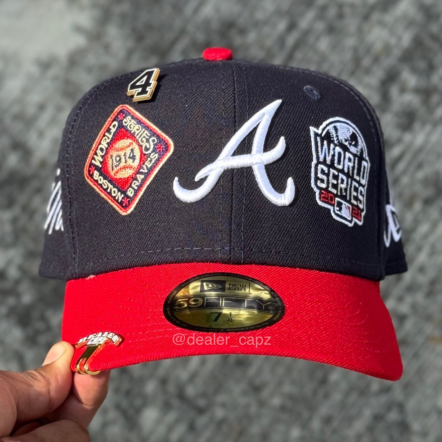 7 • 7 1/8 • 7 1/4 • 7 3/8 •  ATLANTA WORLDCHAMPIONS