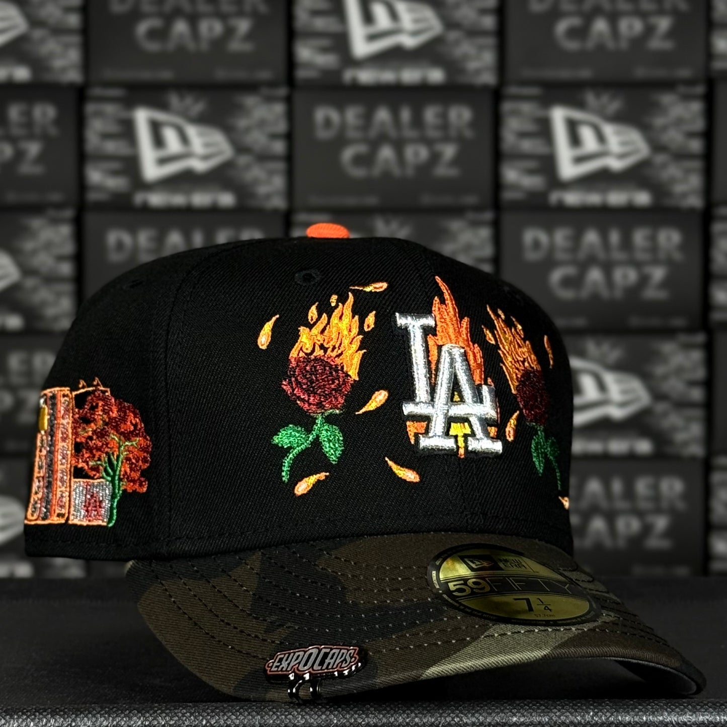 LA DODGERS “FLOWER FLAME”