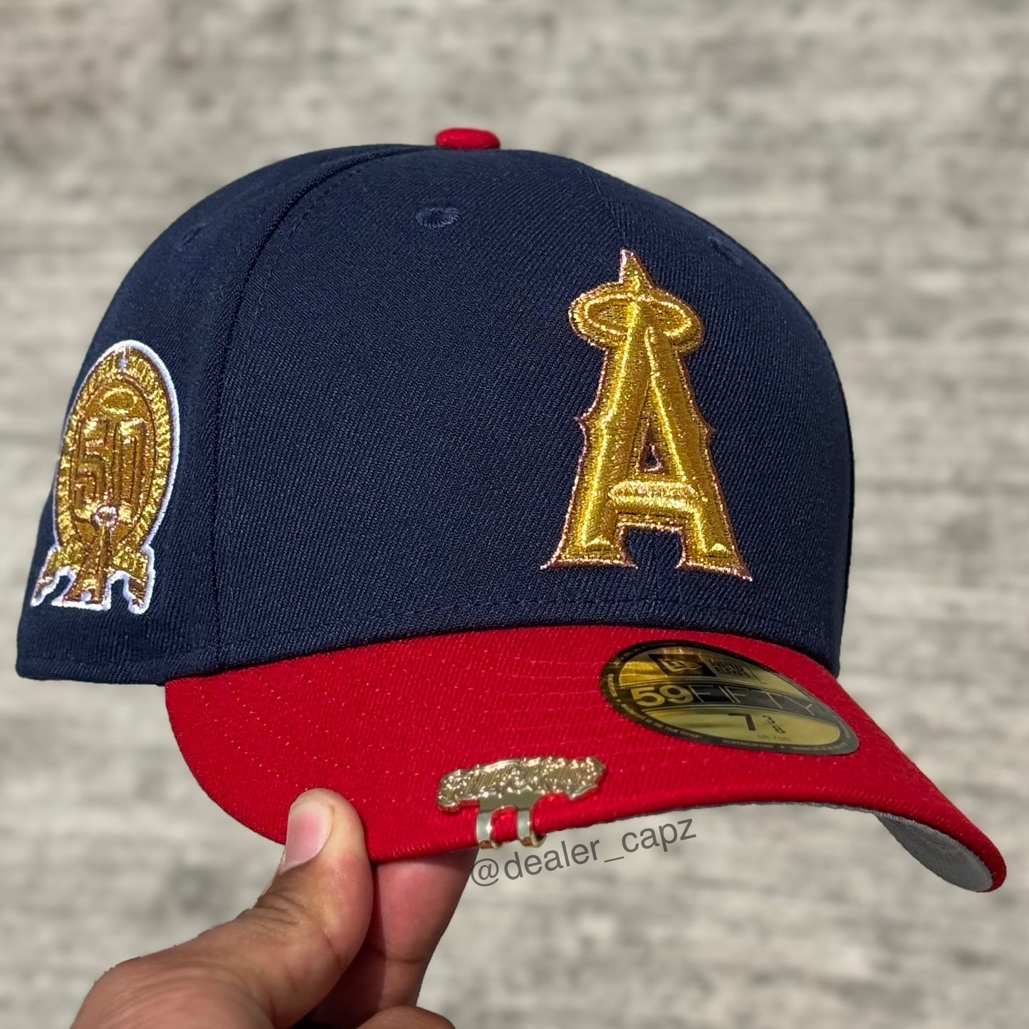 7 3/8 • ANAHEIM ANGELS GOLD