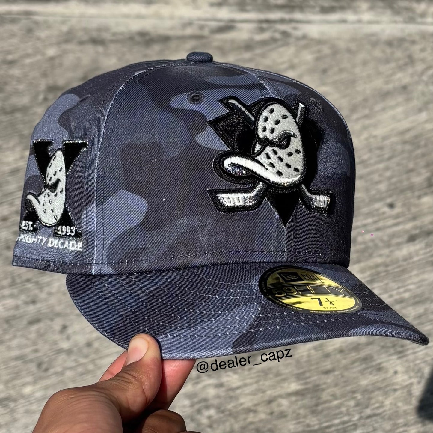 7 1/8 • 7 1/4 • 7 3/8 ANAHEIM DUCKS CAMO GLOW