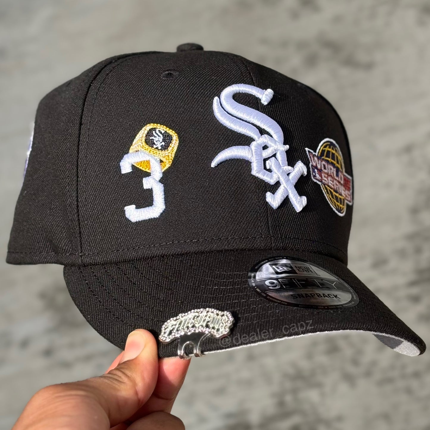 SnapBack (ajustable) CHICAGO WHITE SOX RINGS