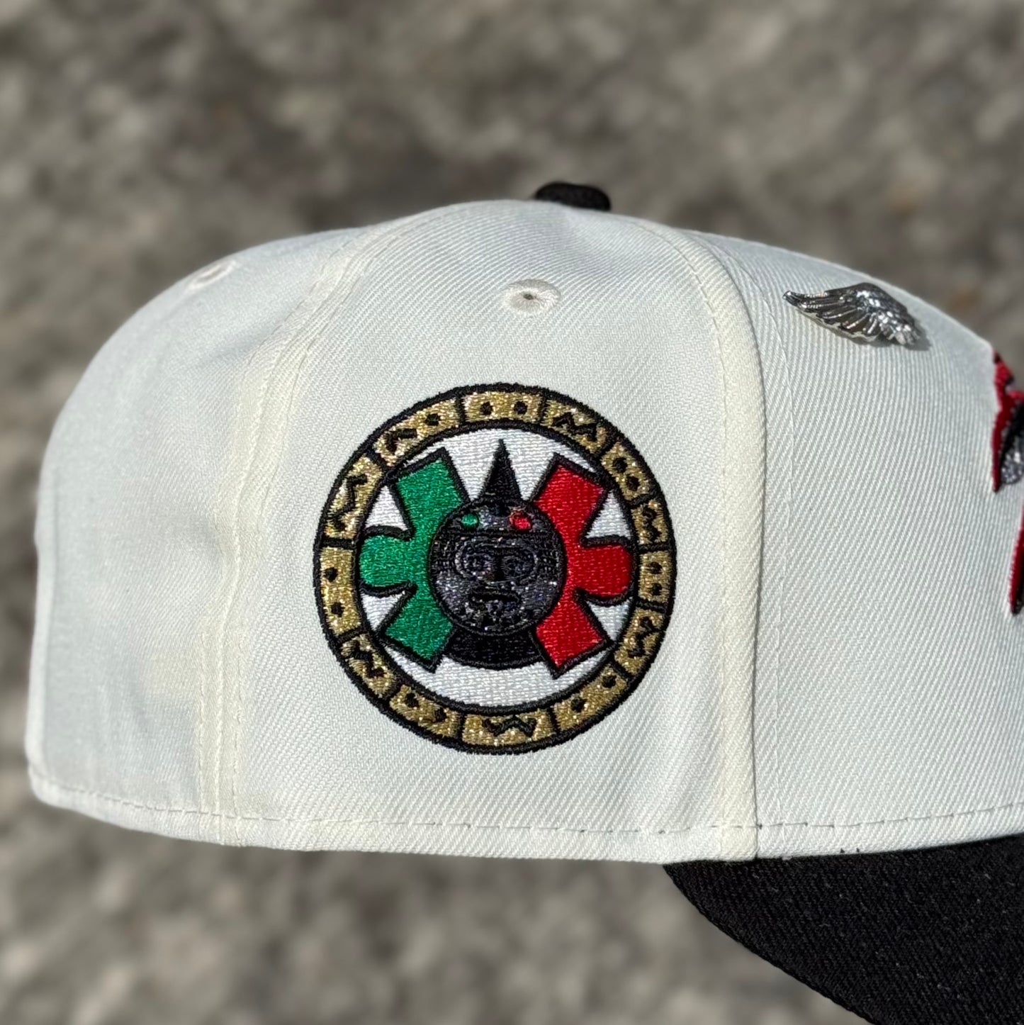 7 1/8 • 7 1/4 • SKULL AZTECA MÉXICO