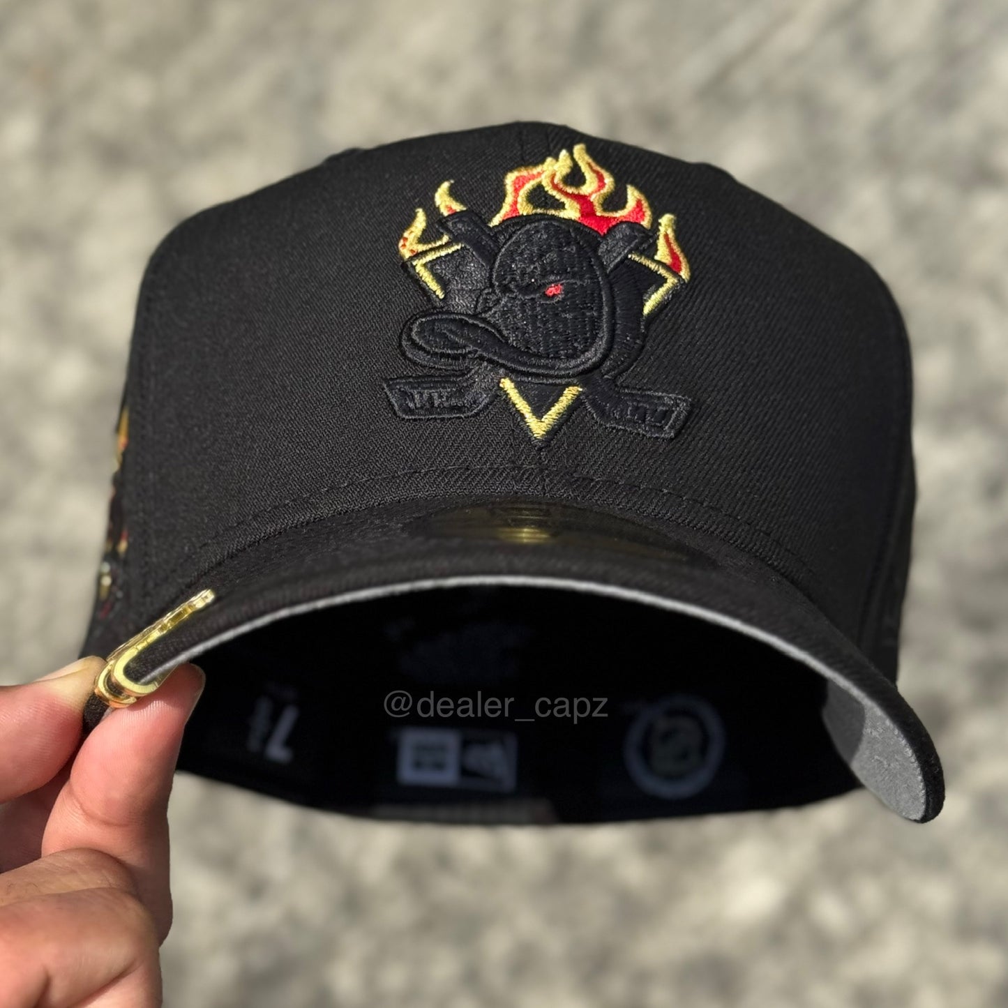 7 1/8 • 7 3/8 • ANAHEIM DUCKS FLAME