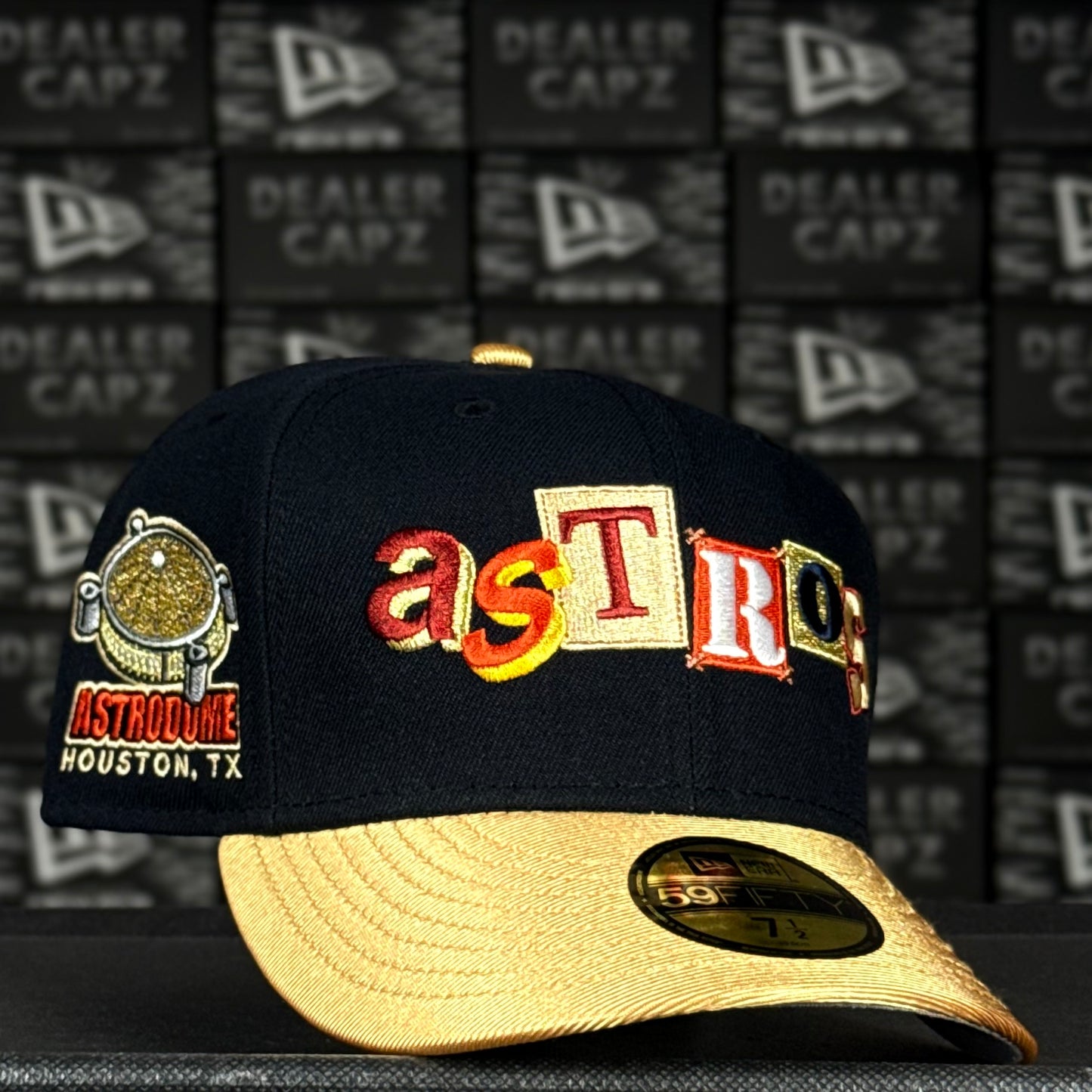 HOUSTON ASTROS “GOLD SATIN”