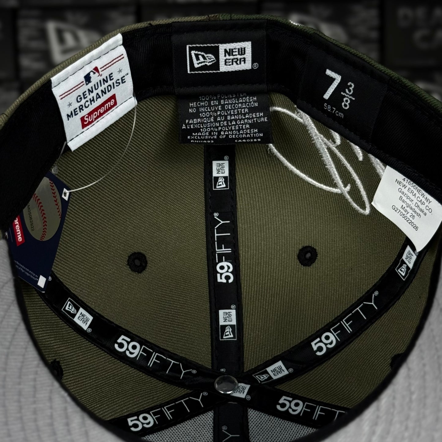 SUPREME x YANKEES CAMO
