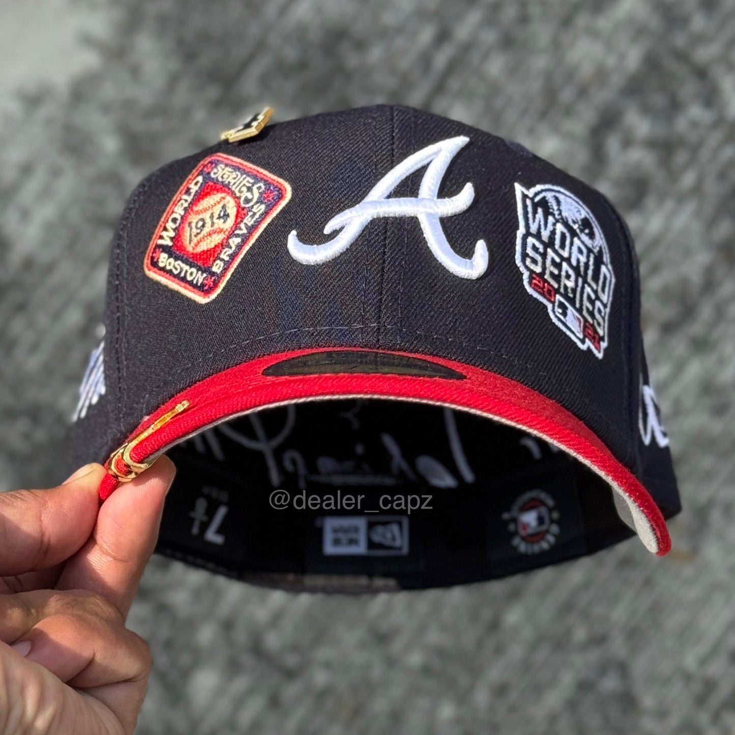 7 • 7 1/8 • 7 1/4 • 7 3/8 •  ATLANTA WORLDCHAMPIONS