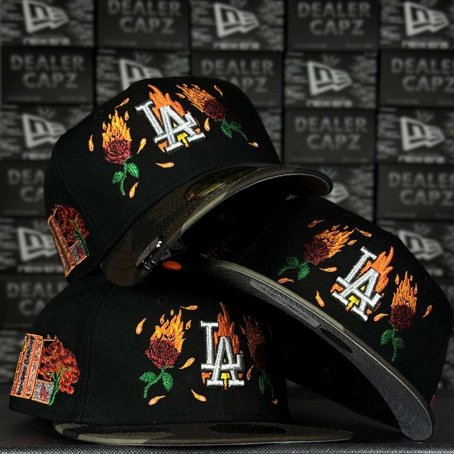 LA DODGERS “FLOWER FLAME”