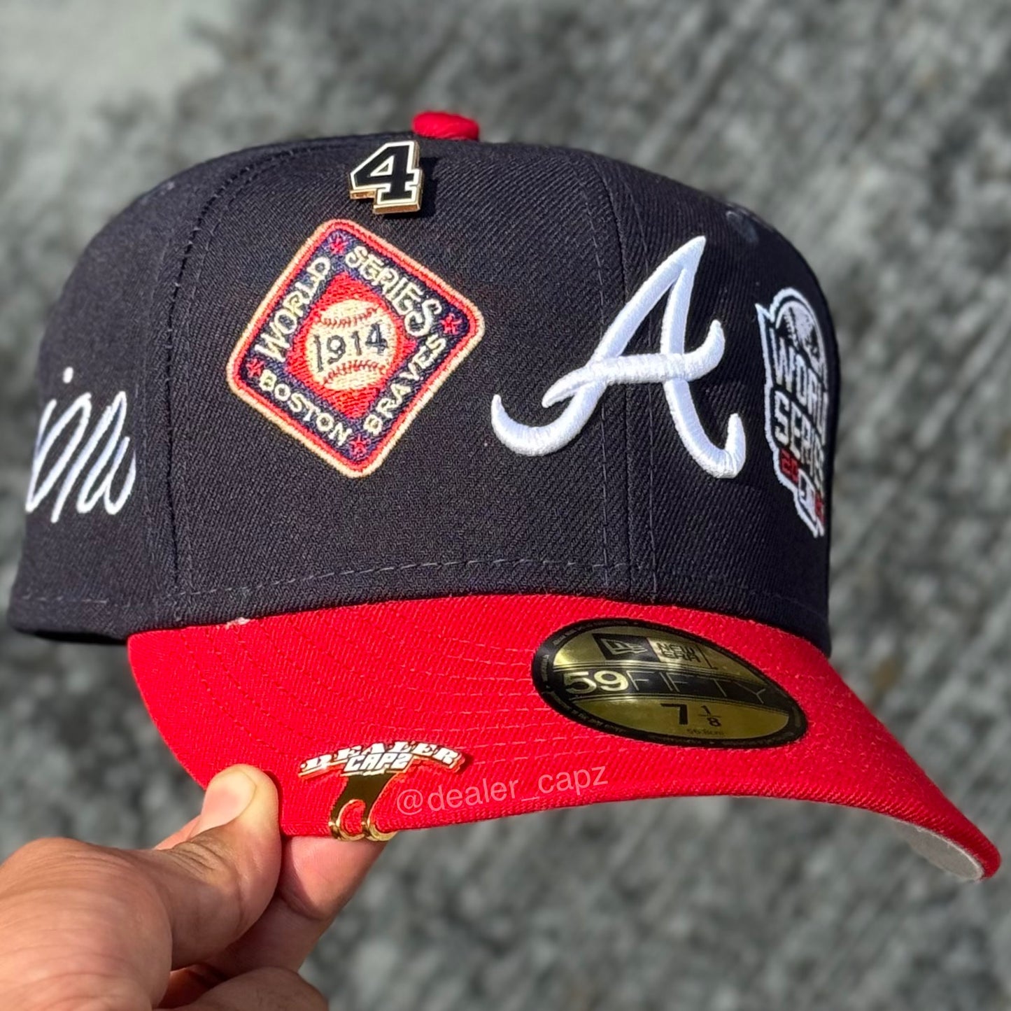7 • 7 1/8 • 7 1/4 • 7 3/8 •  ATLANTA WORLDCHAMPIONS