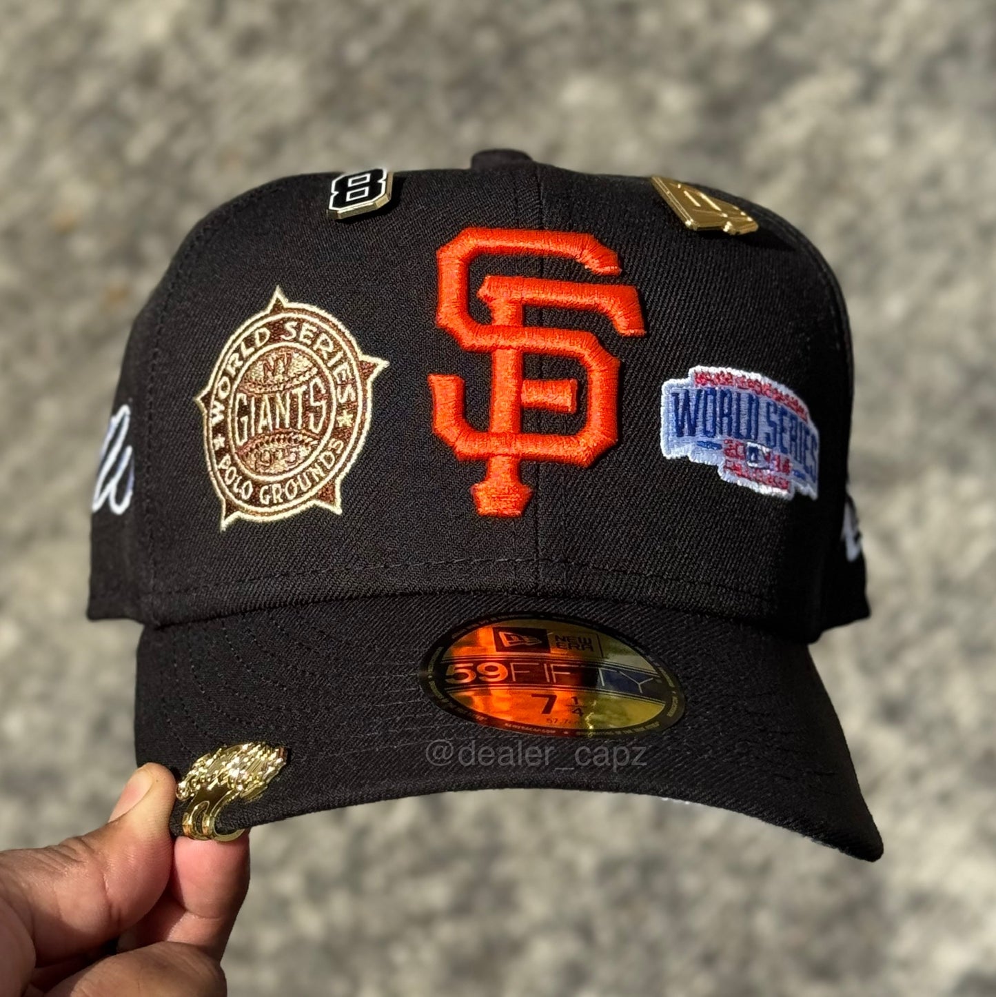 7 1/8 • 7 1/4 SAN FRANCISCO GIGANTS HISTORIC CHAMP