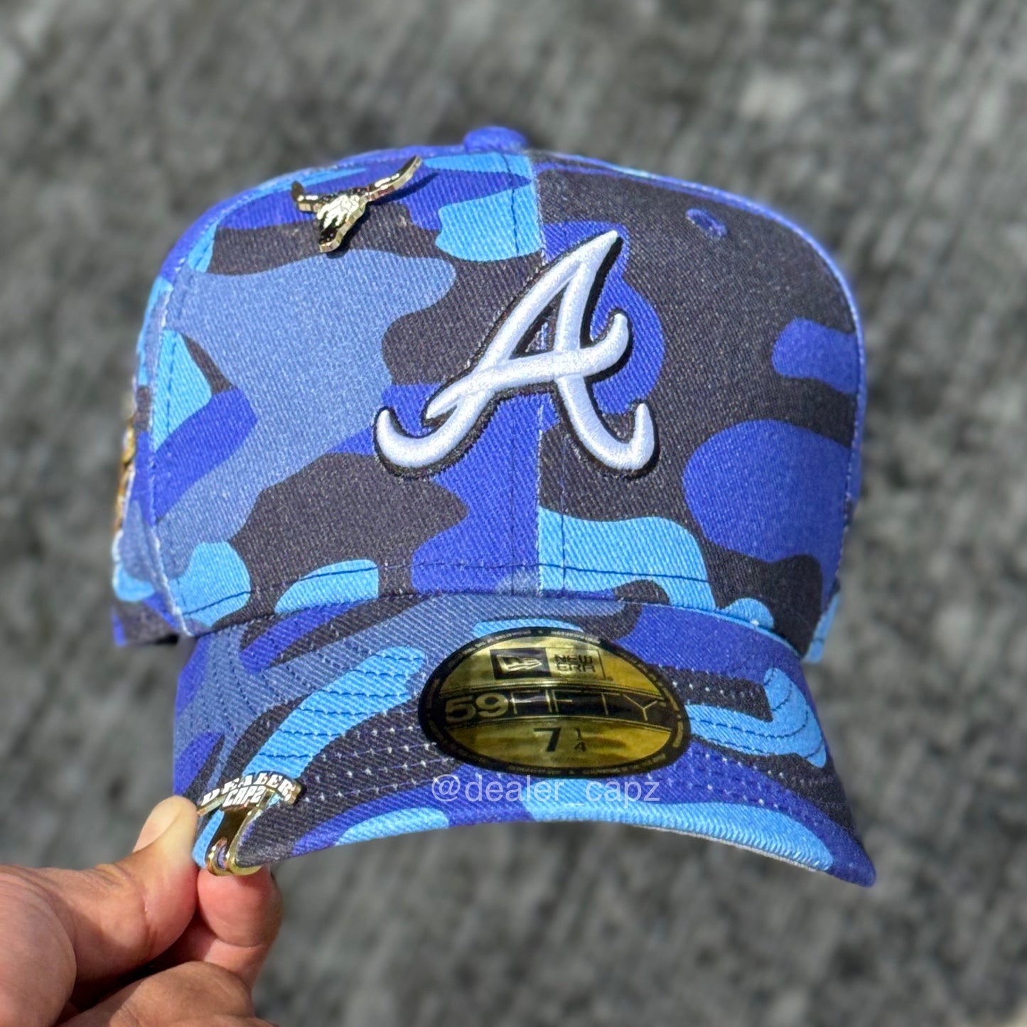 7 3/8 • ATLANTA BRAVES CAMO BLUE